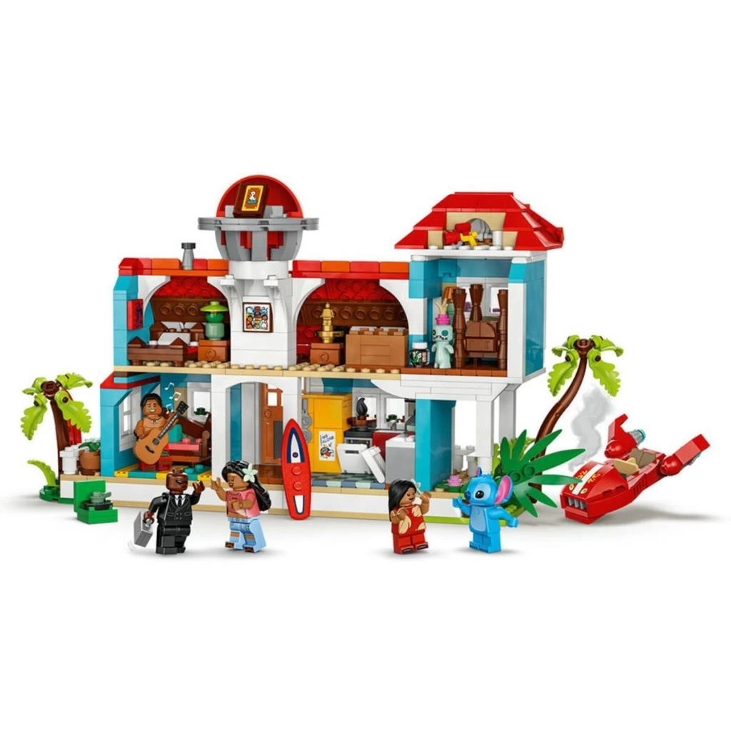 Nessiworld 43268 Lego Disney Lilo ve Stiç Plaj Evi 834 parça +9 yaş