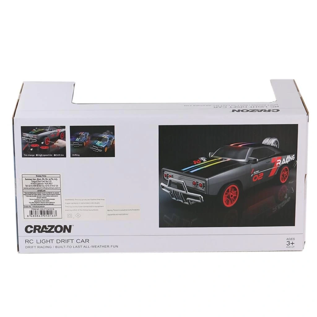 Nessiworld 5016 SUN-YFN-CRN-RC ARABA DRİFT FF YEDEK TEKERLEK KUKALI IŞIKLI 7 4V USB 2A