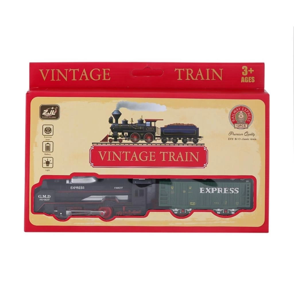 Nessiworld  5299-78 Pilli Işıklı Tren 12 Parça