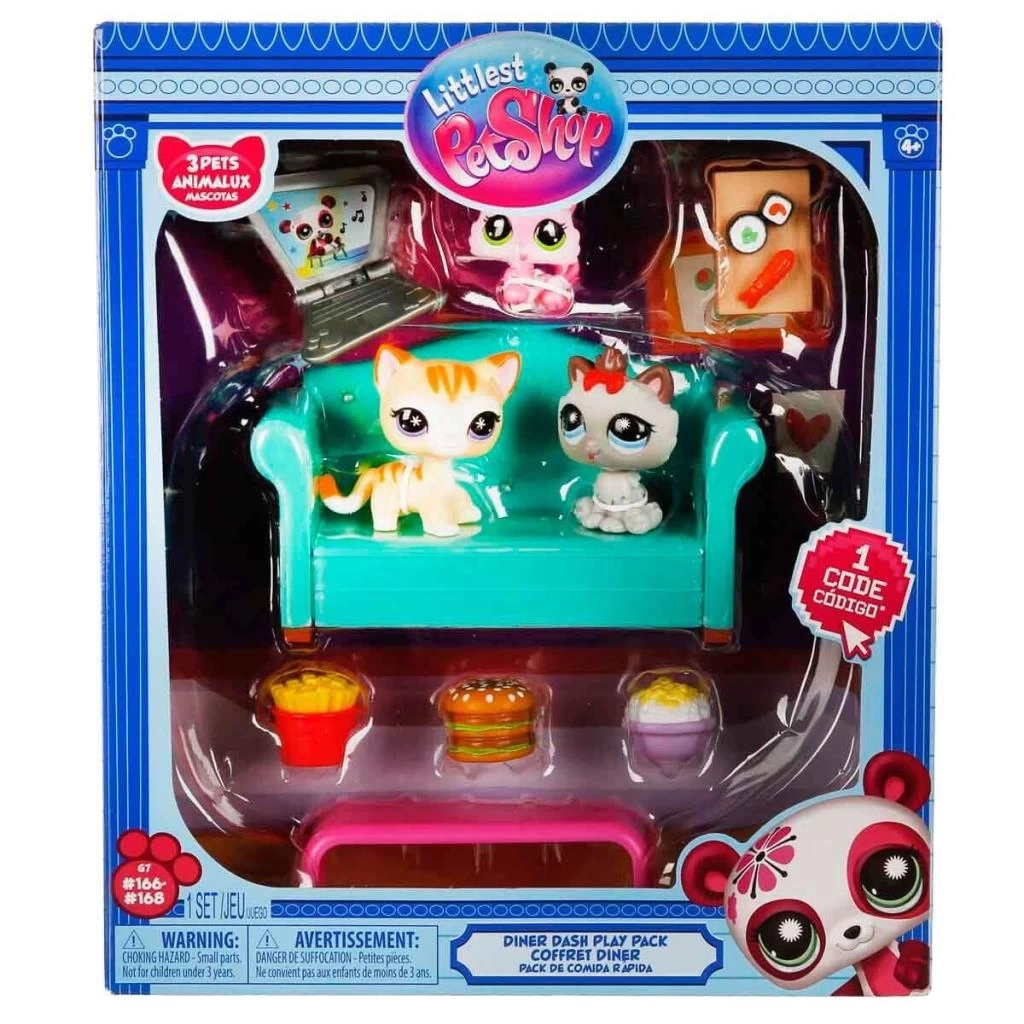 Nessiworld 6360 SUN-Littlest Pet Shop Minişler Lokanta Oyun Seti