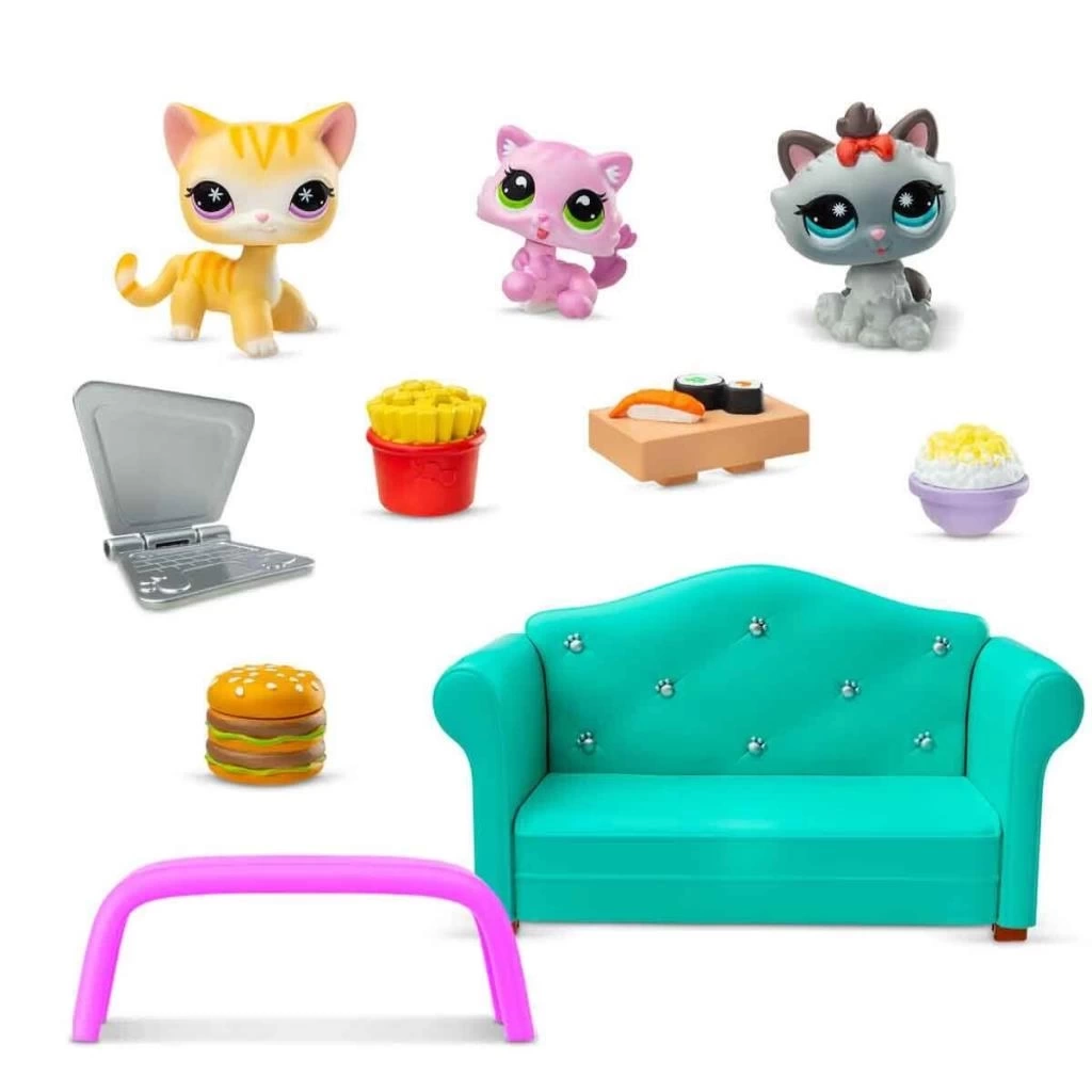 Nessiworld 6360 SUN-Littlest Pet Shop Minişler Lokanta Oyun Seti