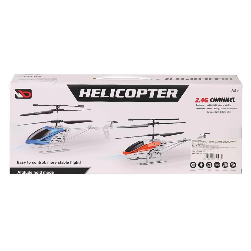 Nessiworld  667 Kumandalı Işıklı Helikopter -Gepettoys