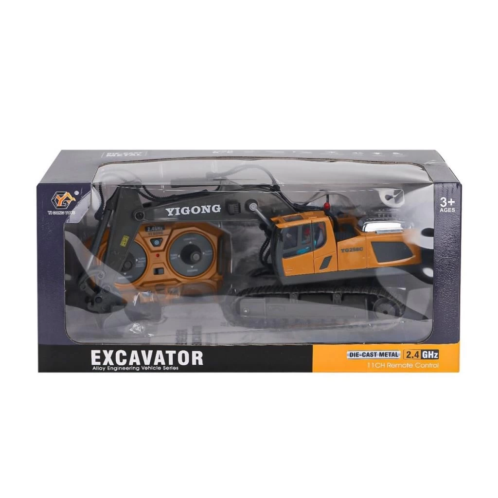 Nessiworld 689-369 Kumandalı Sesli Işıklı Ekskavatör -Gepettoys