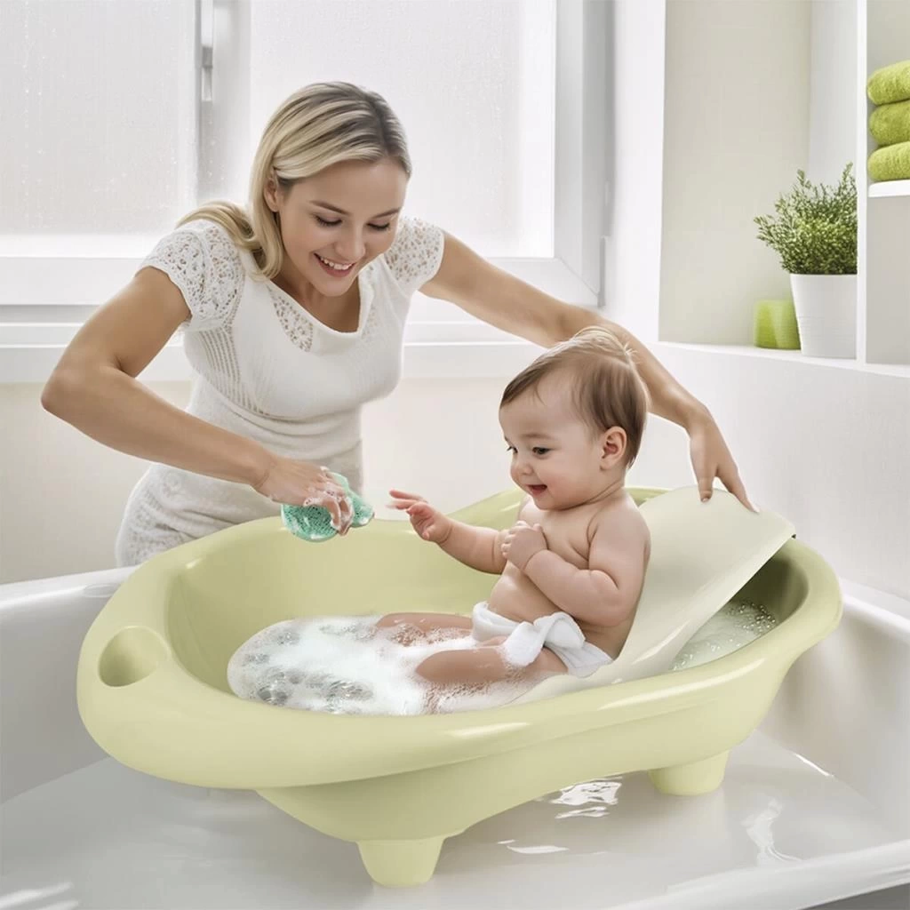 Nessiworld 7269 HIPPO BEBEK YIKAMA KÜVETİ VE DESTEĞİ ECO YEŞİL