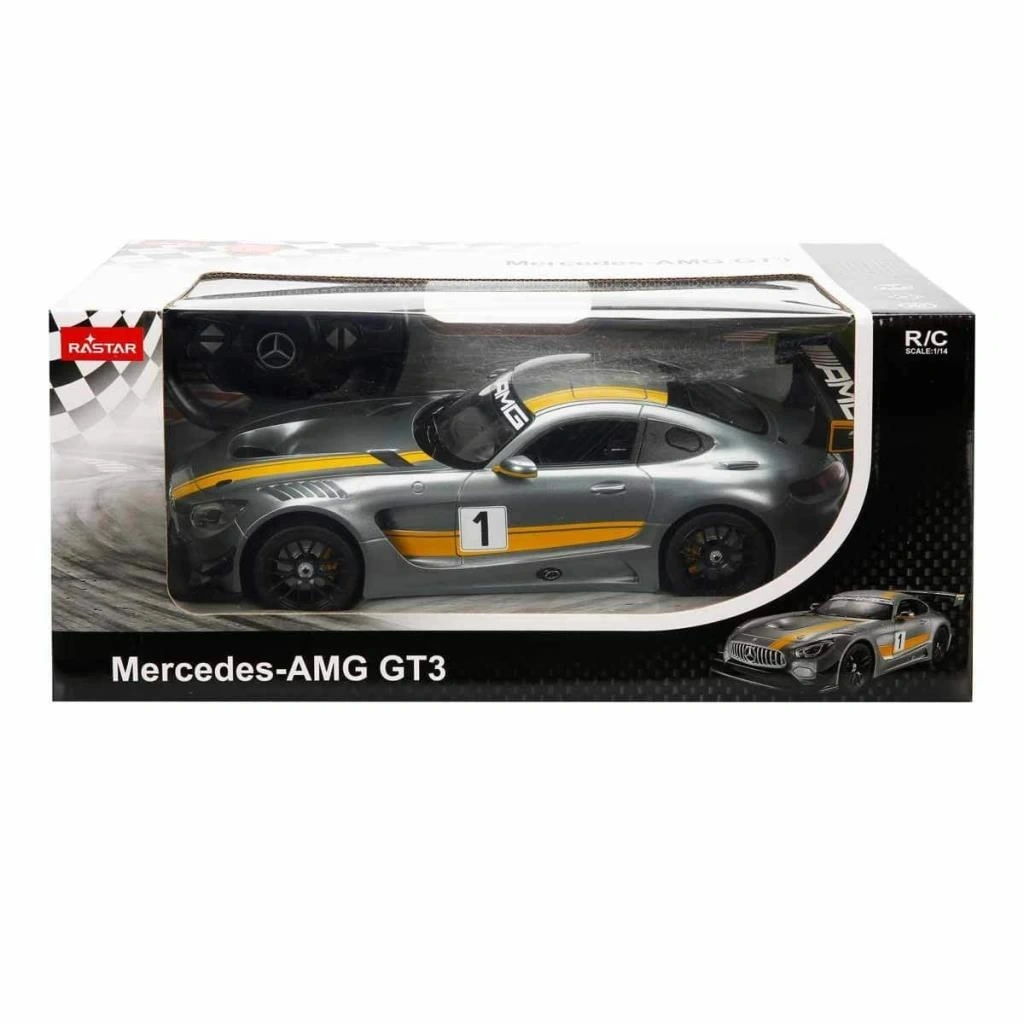 Nessiworld 74100 Mercedes AMG GT3 2.4GHZ Işıklı Gri - Sunman
