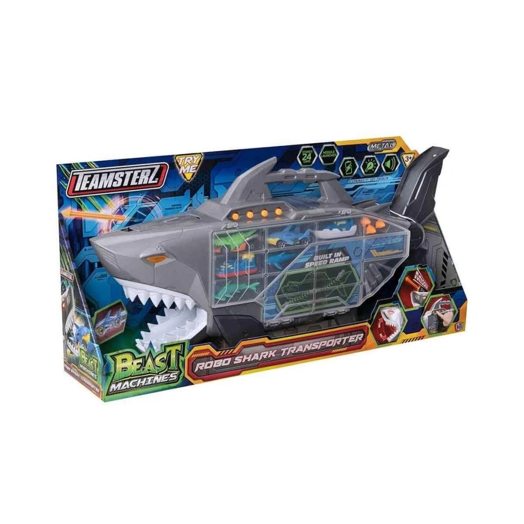74461 Teamsterz Beast Machines Robo Shark Çantalı Transporter -
