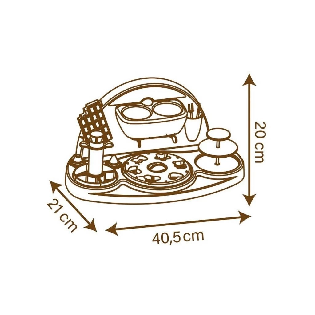 Nessiworld 7600312116 Smoby Chef Çikolata Fabrikası Oyun Seti