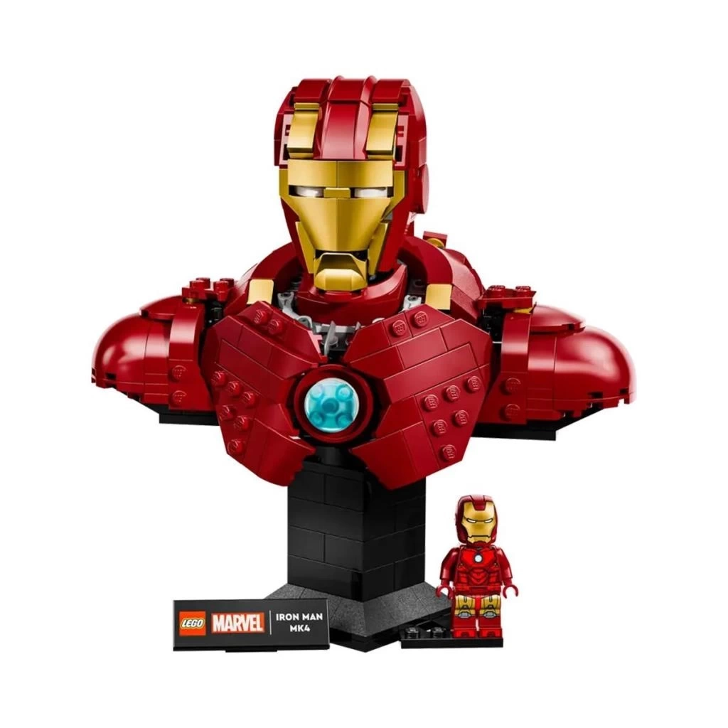 Nessiworld 76327 Lego Marvel Iron Man MK4 Büstü 436 parça +18 yaş