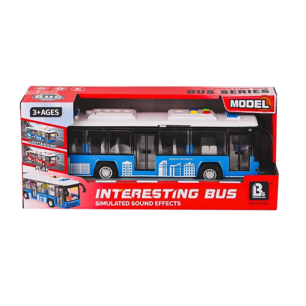 Nessiworld 98051A 98051B Sesli Işıklı Yolcu Otobüsü 1:16-Karsan Oyuncak