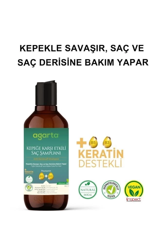 Nessiworld Agarta Doğal Kepeğe Karşı Şampuan 400 ml