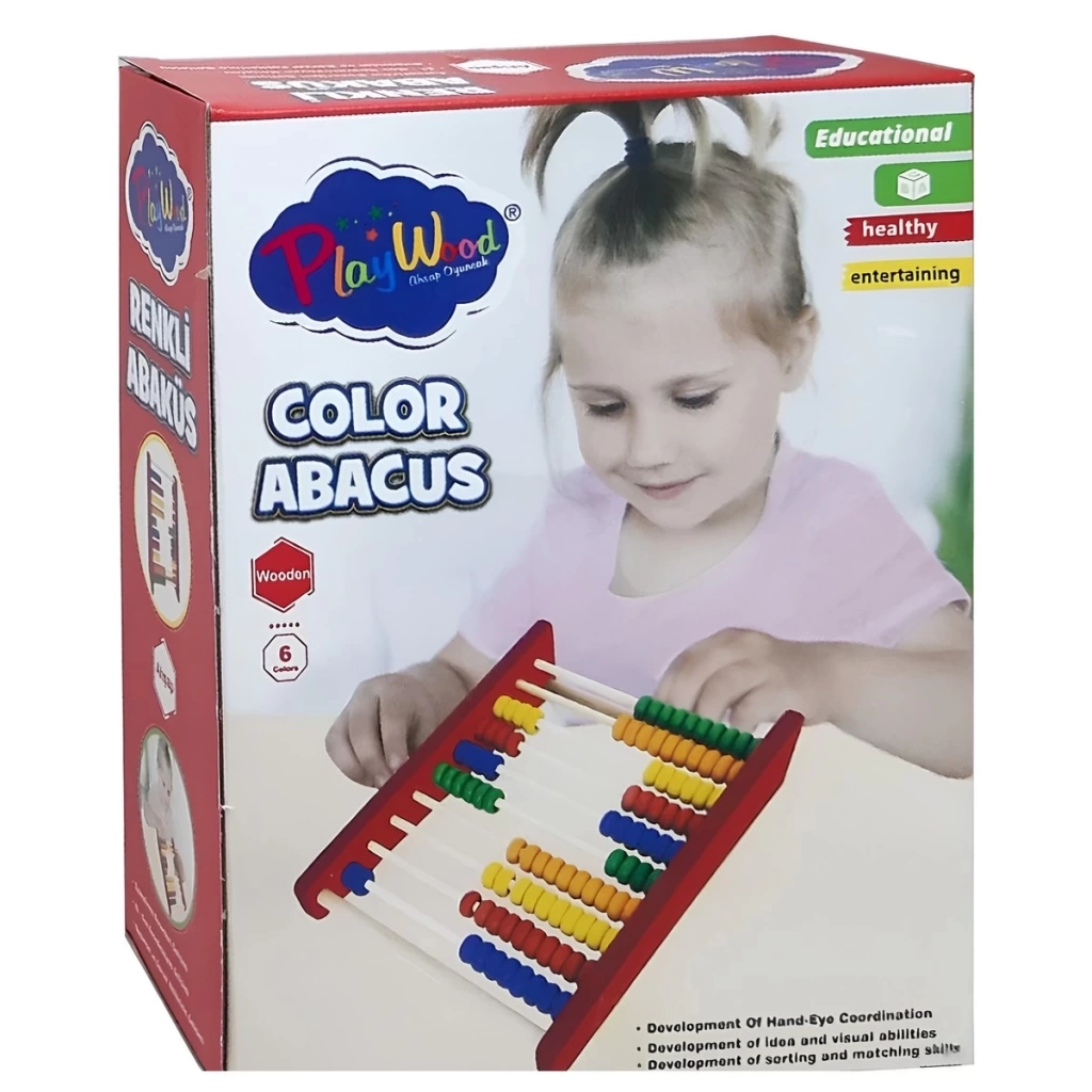 Nessiworld Ahşap Renkli Abaküs ONY-399