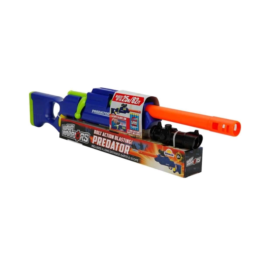 Nessiworld Air Warriors Predator 4 Mermili Sünger Dart Atan Silah