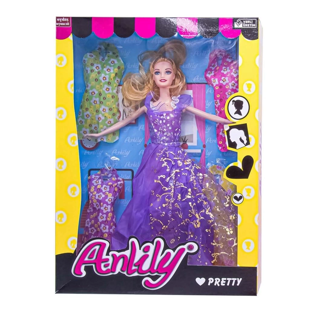 Nessiworld  Anlily Bebek ve 4 Elbise