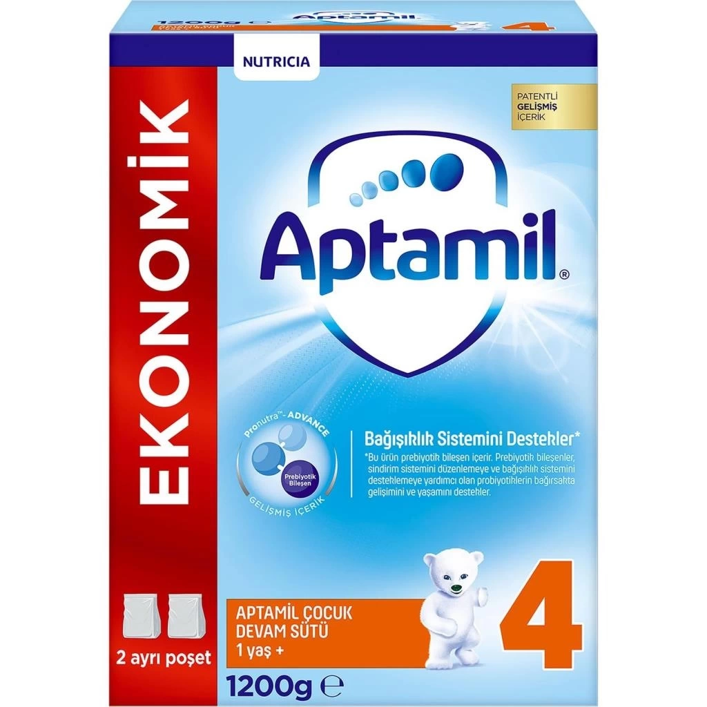 Nessiworld  Aptamil Çocuk Devam Sütü Maması No4 1 Yaş+ 1200 Gr