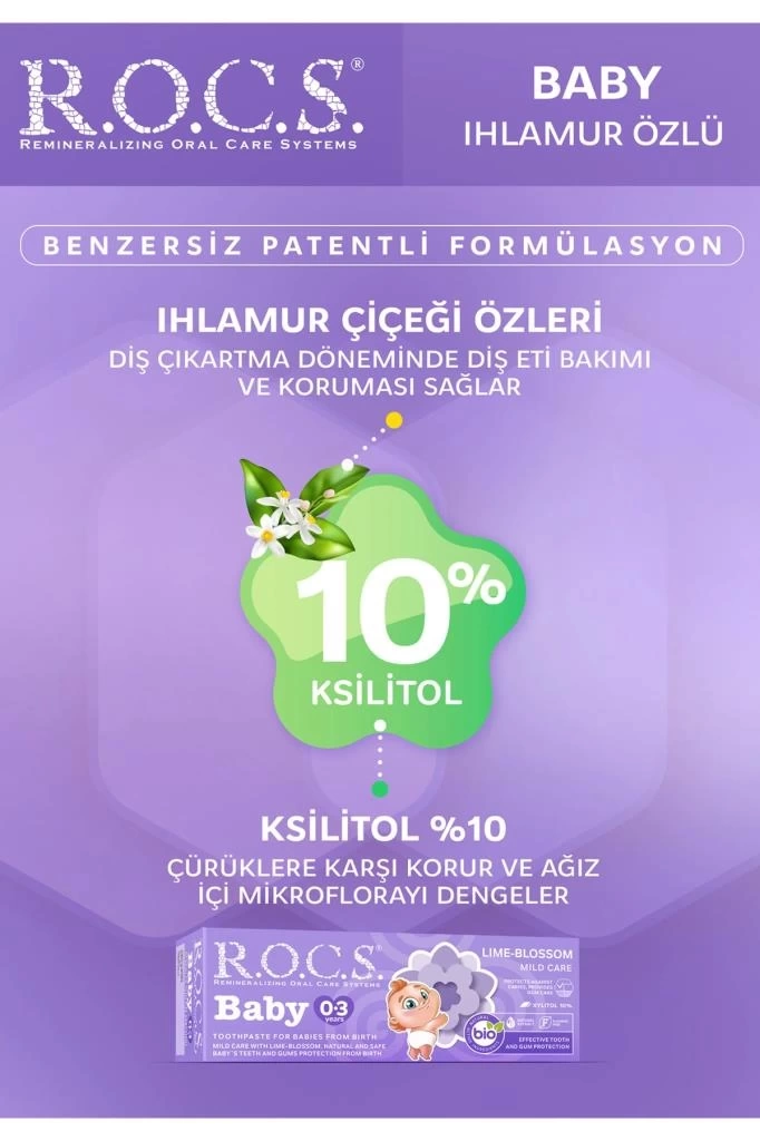 Nessiworld  .Baby Diş Macunu 35ml 0-3 Yaş Ihlamur