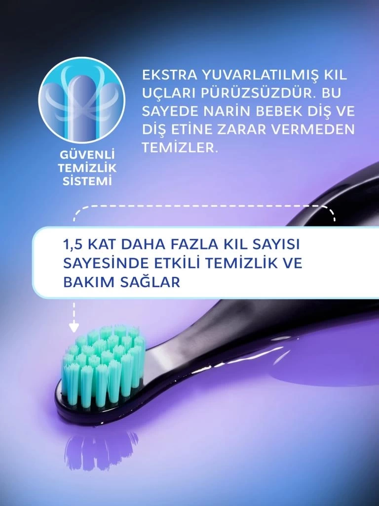 Nessiworld  .Baby Neon Ekstra Soft Diş Fırçası 0-3 Yaş