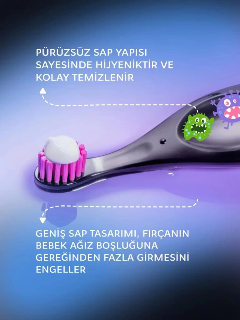 Nessiworld  .Baby Neon Ekstra Soft Diş Fırçası 0-3 Yaş