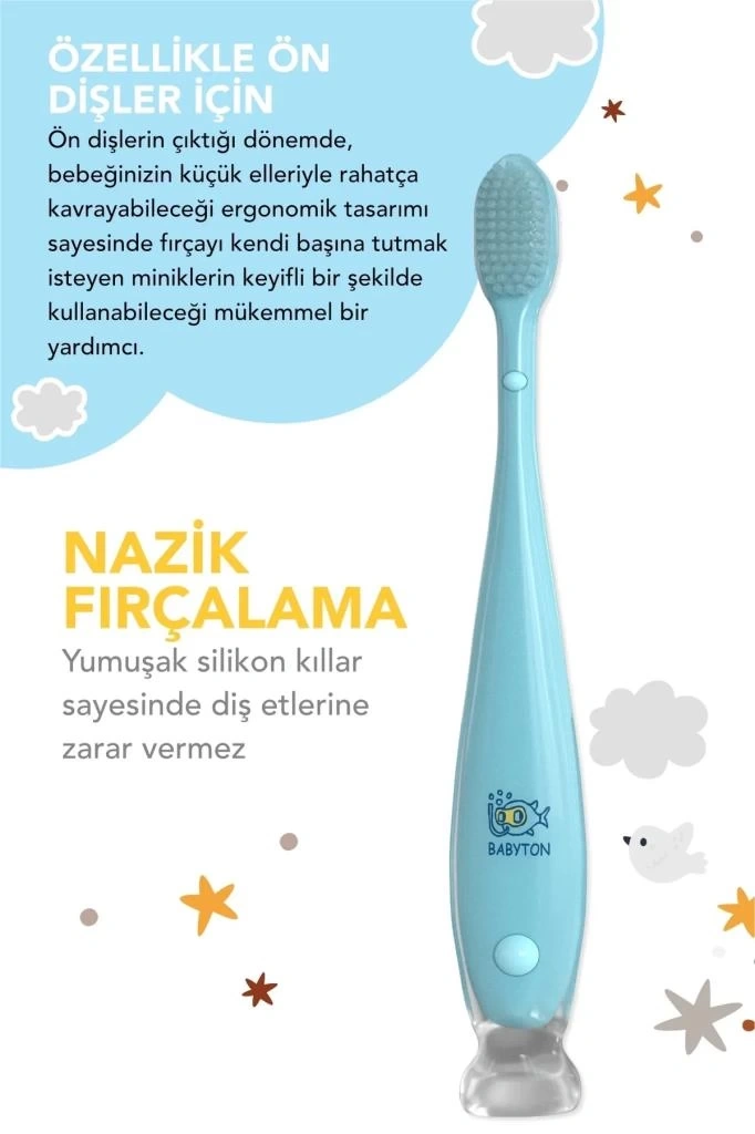 Nessiworld  Babyton Silikon Diş Fırçası