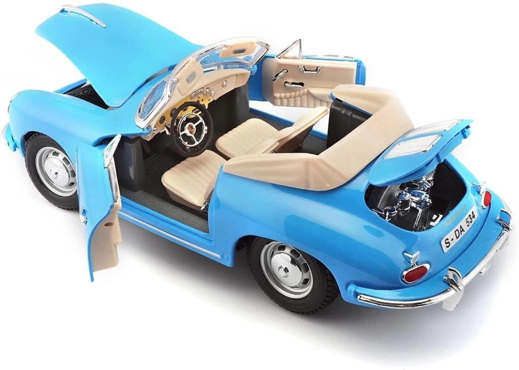 Nessiworld Bburago 1:18 Porsche 356B Cabriolet 1961 Model Araba