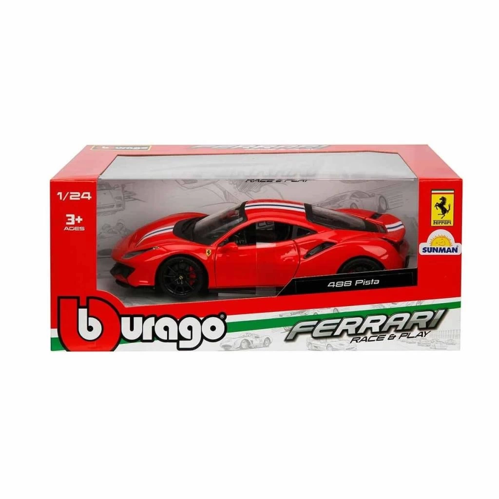 Nessiworld Bburago 1:24 Ferrari 488 Pista Model Araba