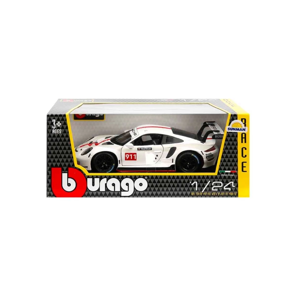 NessiWorld Bburago 1:24 Porsche 911 RSR GT Model Araba