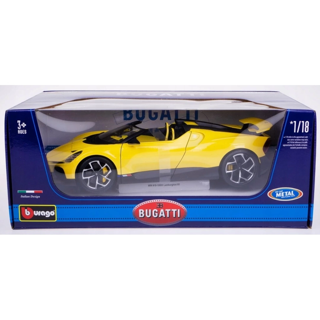 Nessiworld Bburago 1/28 A Bugatti Mistral Sarı