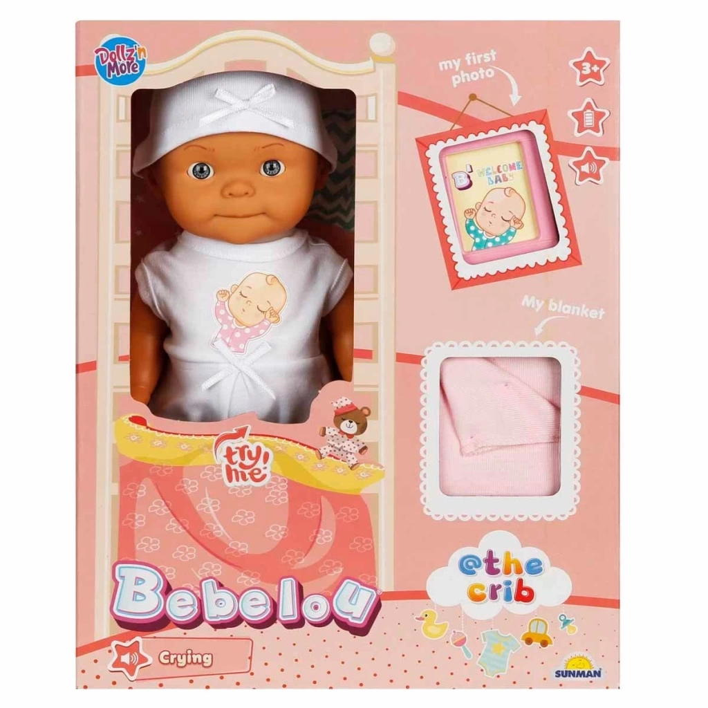 Nessiworld Bebelou Sesli Hoş Geldin Bebeği 30 cm