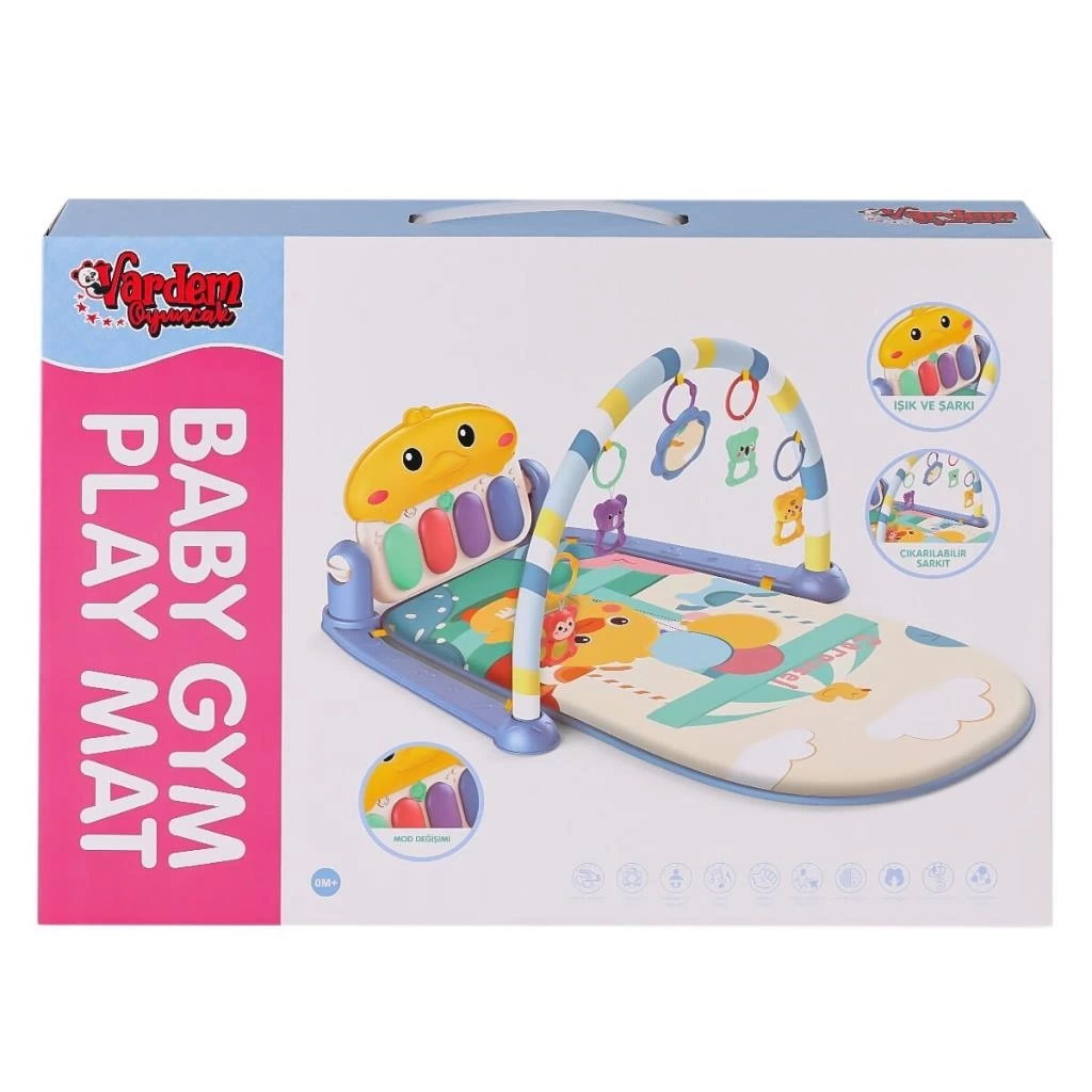 Nessiworld BIB-698-93-94 Pianolu Ördek Bebek Oyun Halısı