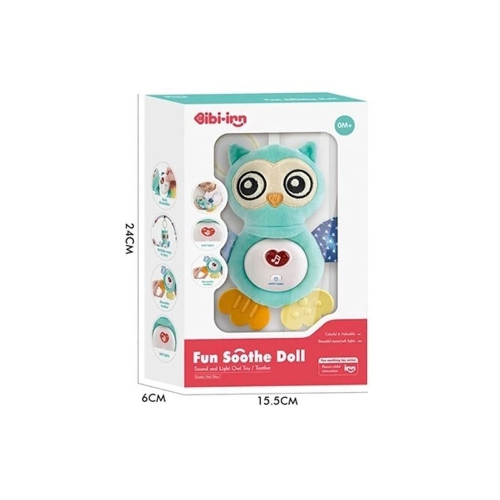 Nessiworld BIB6008 -Vardem Işıklı Ve Sesli Bebek Baykuşu