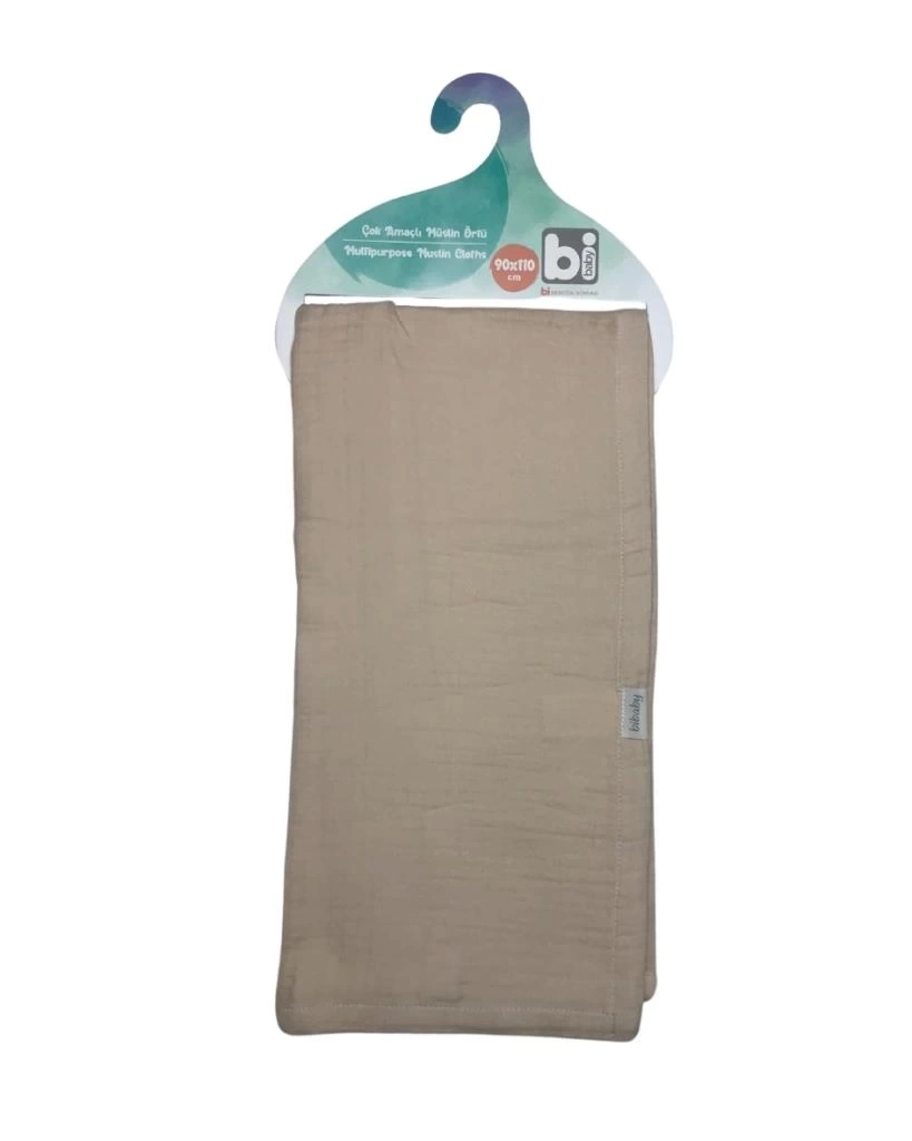 Nessiworld Bibaby 4 Katlı Müslin 90x110 Battaniye 64700 Bej