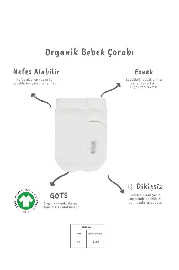Nessiworld Bistyle 5li Penye Soket Kutulu Basic Çorap 10131 Ekru