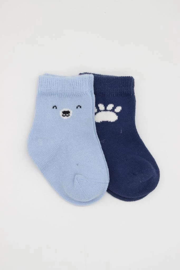 Nessiworld Bistyle Bear Penye Soket Çorap 2Li BS10116 Mavi
