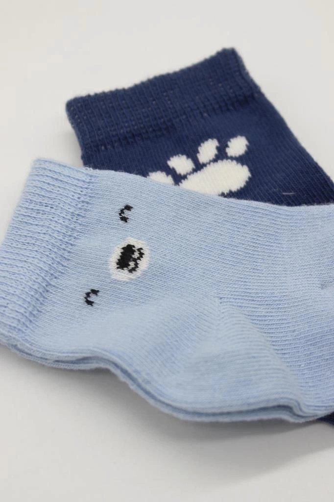 Nessiworld Bistyle Bear Penye Soket Çorap 2Li BS10116 Mavi