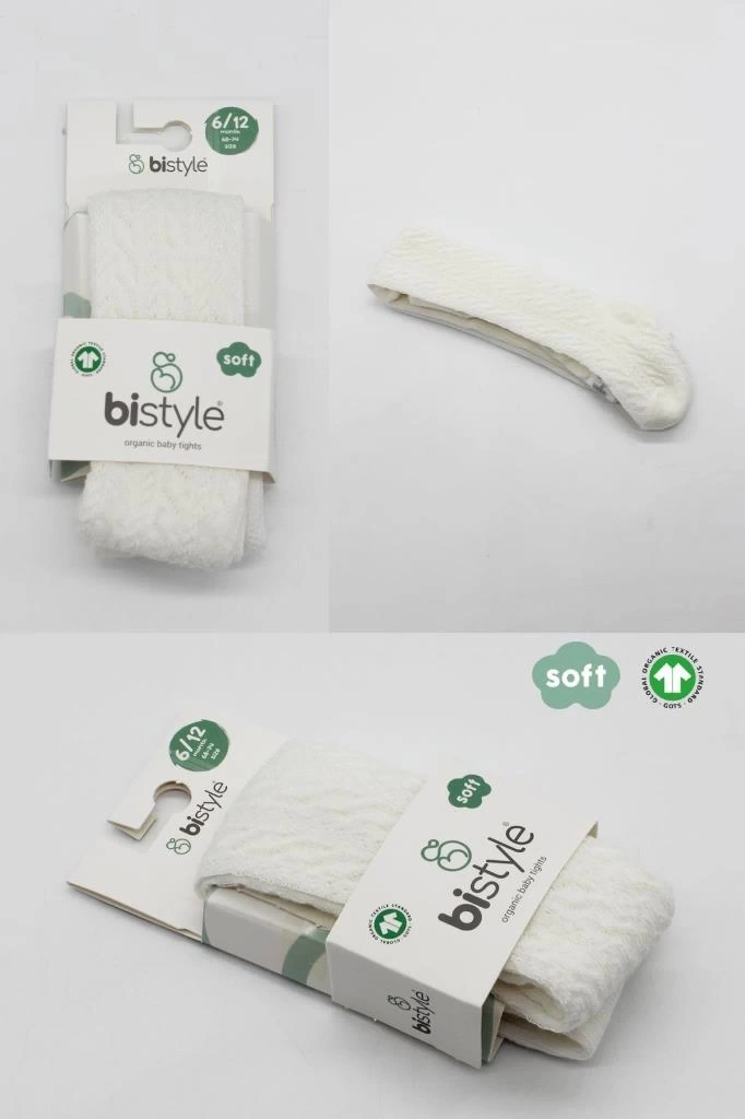Nessiworld Bistyle Tekli Zikzak Kabartma Penye Külotlu Çorap BS50108 Ekru