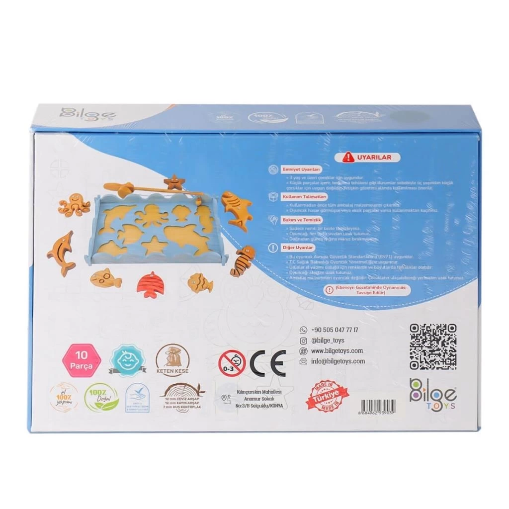 Nessiworld BLG-104 Ahşap Balık Tutma Oyunu