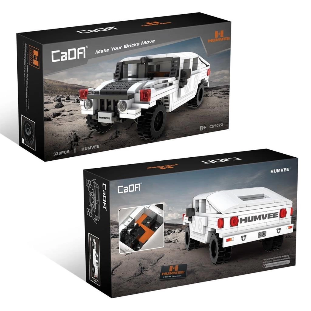 Nessiworld C55022W CADA Humvee Jeep Blok Seti 328 Parça-Vagon life