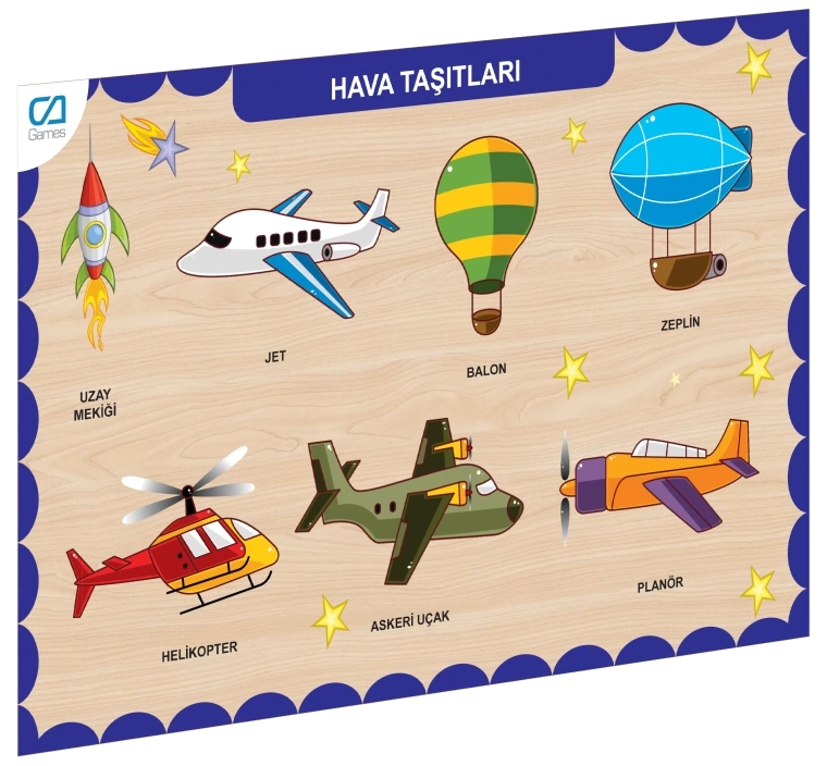 Nessiworld CAAHS-3202 CA GAMES AHŞAP HAVA TAŞITLARI BUL-TAK