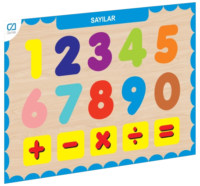 Nessiworld CAAHS-3207 CA GAMES AHŞAP SAYILAR BUL-TAK