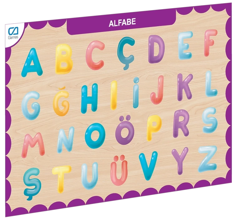 Nessiworld CAAHS-3208 CA GAMES AHŞAP ALFABE BUL-TAK
