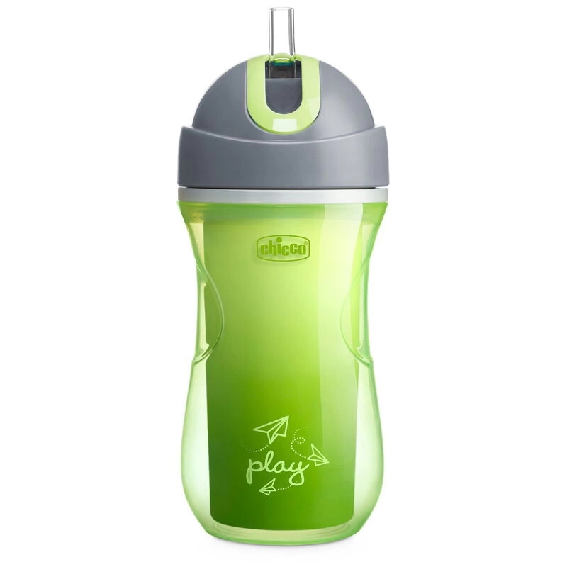 Nessiworld Chicco Isı Yalıtımlı Sport Pipetli Bardak 14 Ay+ Unisex