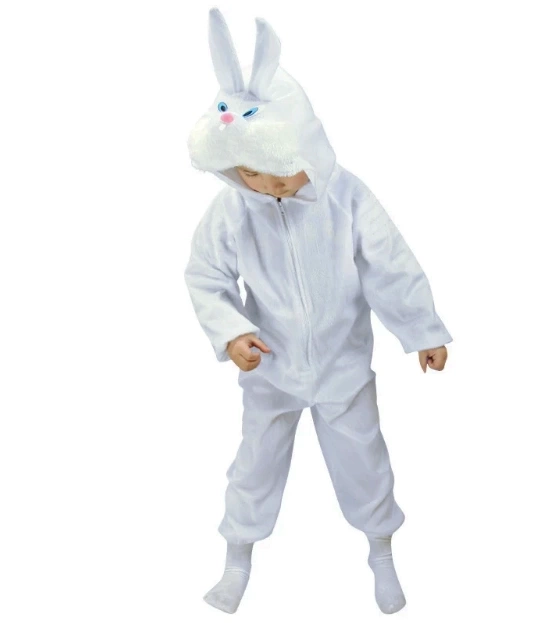 Nessiworld Çocuk Tavşan Kostümü Beyaz Renk 2-3 Yaş 80 cm