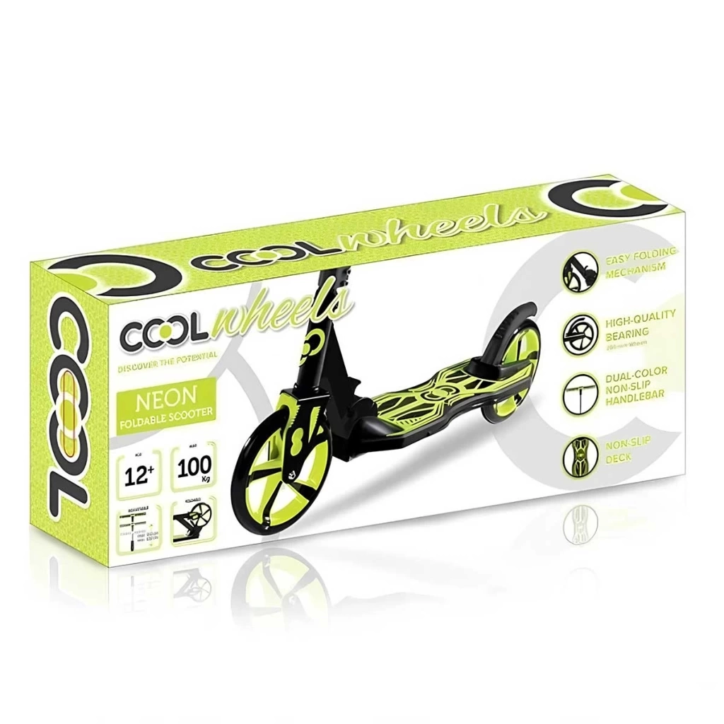 Nessiworld Cool Wheels Scooter Neon Sarı