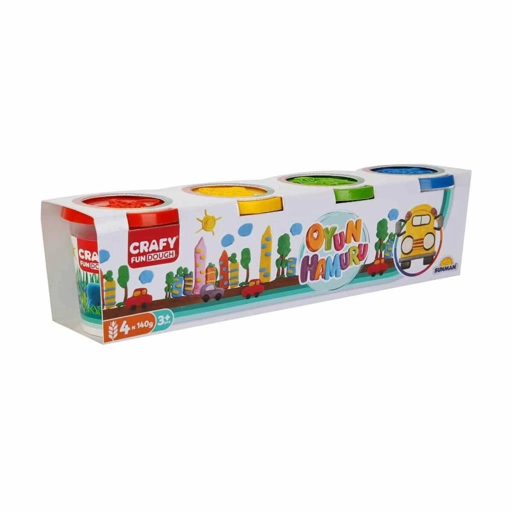 Nessiworld Crafy 4lü Oyun Hamuru 520 Gr.