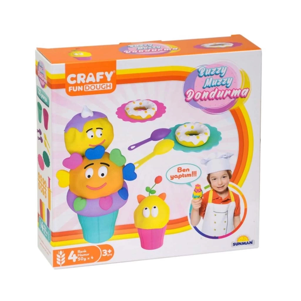 Nessiworld Crafy Buzzy Muzzy Dondurma Oyun Hamuru Seti 200 gr