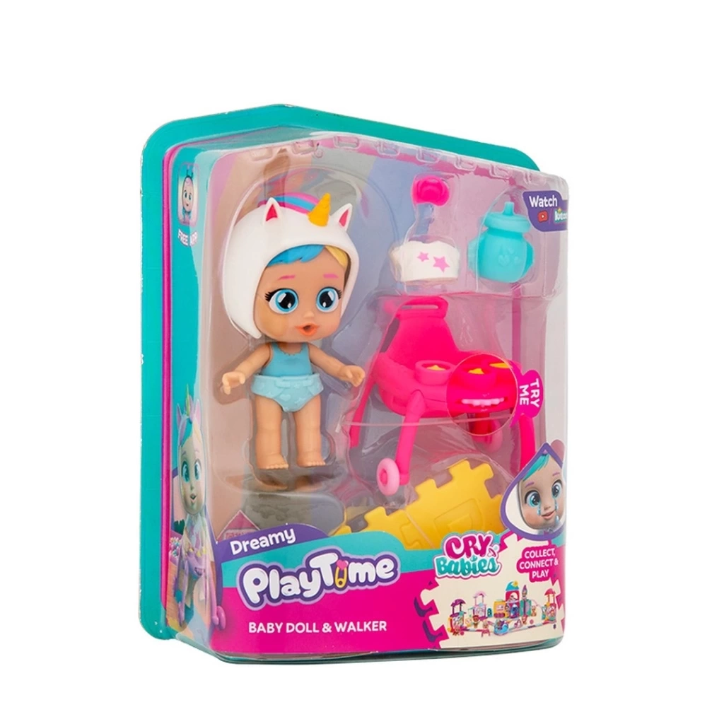 Nessiworld Cry Babies Play Time Mini Bebek ve Yürüteç