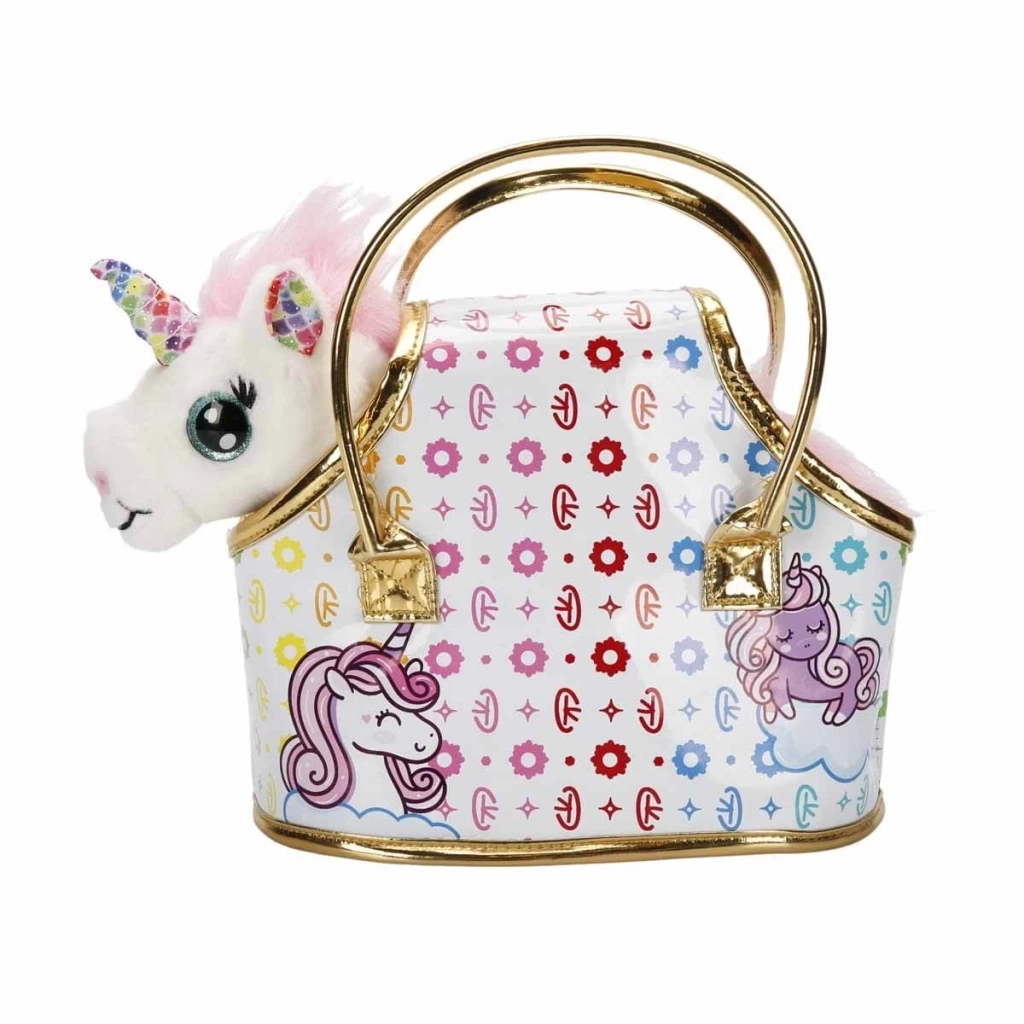 Nessiworld Cutekins Taşıma Çantalı Peluş Unicorn Lou Lou