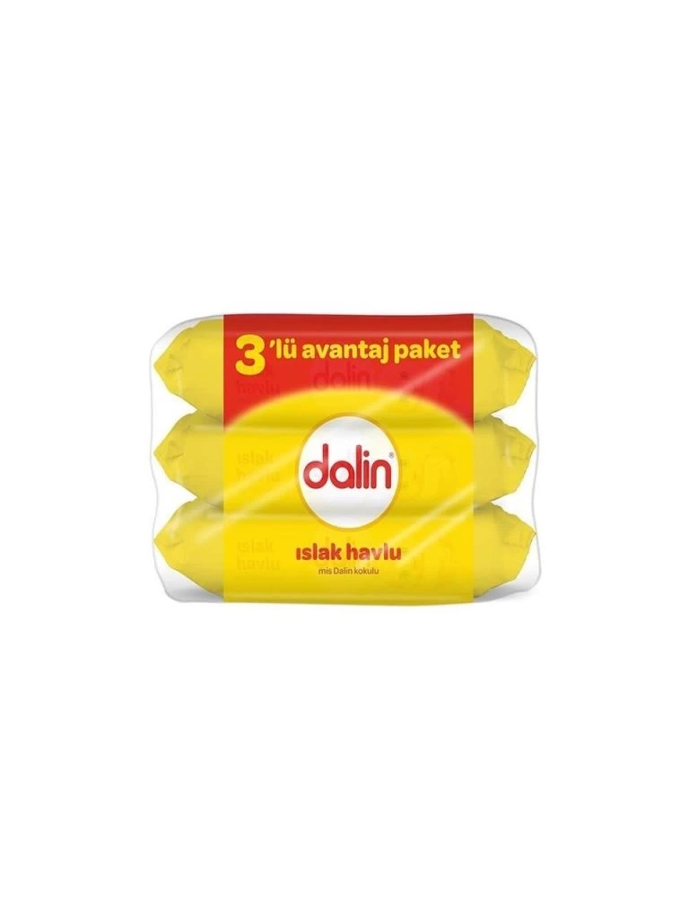 Nessiworld Dalin Klasik Islak Havlu Mendil 3Lü 168 Yaprak