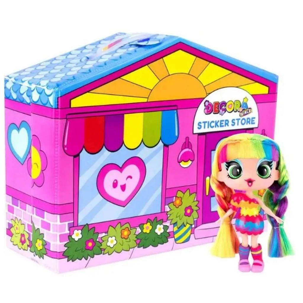 Nessiworld Decora Girlz Büyük Moda Bebek ve Oyun Seti 15 cm