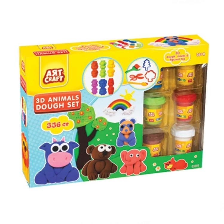 Nessiworld  Dede Art Craft Üç Boyutlu Hayvanlar Hamur Set