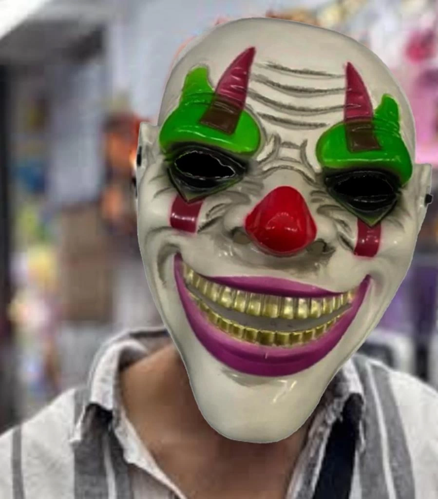 Nessiworld Delirten Gülüş Psikopat Palyaço Temalı Joker Maskesi